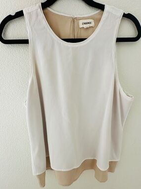 L’AGENCE TWO TONE SILK TANK
